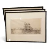 The Battle of Trafalgar by William Lionel Wyllie, pencil, offered Jul 2025