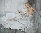Primavera by William Russell Flint, pencil, sold Jul 2025