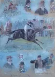 Old Days At Cardiff by Finch Mason, watercolour, sold Jul 2025