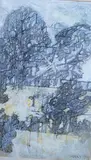 Abstract design by Leslie Hurry, ink, sold Jul 2025
