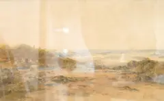 Kelp Gatherers by Albert Pollitt, 1906, watercolour, offered Jul 2025