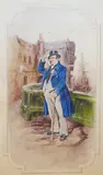Captain Cutlass by Leveson Johnson, 1919, watercolour, offered Jul 2025