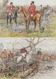 Old Days with the O.B.H. by Finch Mason, watercolour and bodycolour, sold Jul 2025