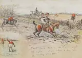 Catch my Maaaze!!! by Finch Mason, watercolour and bodycolour, offered Jul 2025
