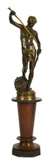 David vainqueur de Goliath by Marius-Jean-Antonin Mercie, bronze, sold Jul 2025