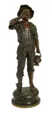 Le petit porteur d by Paul Dubois, bronze, offered Jul 2025