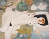 The Friends by Bernard Stern, oil on canvas, sold Jul 2025