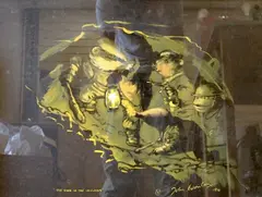 The four friends crept along the secret tunnel by John Worsley, 1970, print (other), sold Jul 2025
