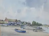Burnham Quay by Stanley Orchart, watercolour, sold Jun 2025