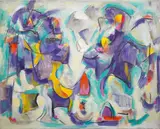 Huntsville (Alabama Series)' 1956 by Harold Christopher Davies, oil on canvas, sold Jun 2025