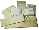Six sketch books by László Mednyánszky, drawing, sold Jun 2025