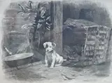s proof, 'All His Troubles Before Him by Herbert Dicksee, pencil, offered Jun 2025