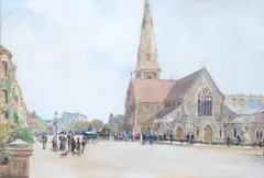 St. John by Clement Lambert, watercolour, offered Jun 2025