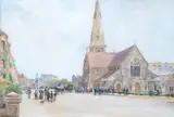 St. John by Clement Lambert, watercolour, offered Jun 2025