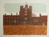 St James's Palace by Robert Tavener, linocut, sold Jun 2025