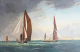 Maritime interest by Anthony Flemming, oil on canvas, sold Jun 2025