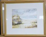 St Ives coastal views by Stewart Middlemas, watercolor, sold Jun 2025
