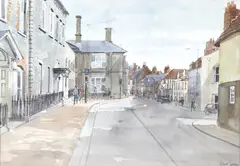 Local interest by Robert Tavener, watercolour, sold Jun 2025