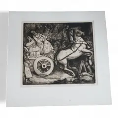 The Traffic by William Strang, etching, offered Jun 2025