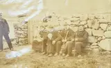 Group of Natives, St Kilda by James Valentine, print, sold Jun 2025