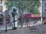 Welcome Break, Paris II by Clive Madgwick, oil on canvas, sold May 2025