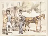 A Tip Well Received by John Leach, watercolour, offered May 2025