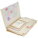 Folio of works to include ink by Eileen Brooks, ink, offered May 2025
