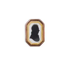 A silhouette brooch by John Miers, sculpture, sold May 2025