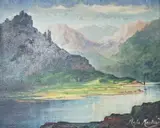 Morning in the Rhone valley by Myles Meehan, 1960, oil on canvas, offered May 2025