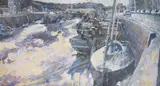 Douglas Harbour by Amanda Cornish, oil on canvas, offered May 2025