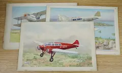 Vintage a by Charles Thomas Howard, watercolor, offered May 2025