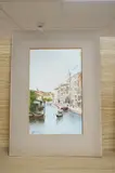 Venetian canal with gondolas by Andrea Biondetti, watercolour, offered May 2025