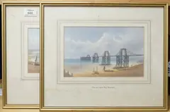 Old Brighton and the Old Chain Pier by William Henry Earp, watercolor, sold May 2025