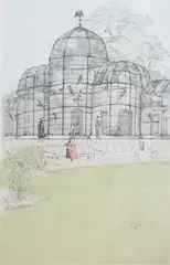 Zoo by Richard Beer, etching, sold May 2025