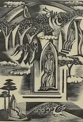 Heaven by John Nash, woodcut, offered May 2025