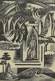 Heaven by John Nash, woodcut, offered May 2025