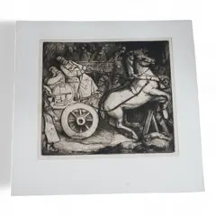 The Traffic by William Strang, etching, offered May 2025