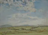 Lewes Brooks by Trekkie Parsons, oil on board, sold Apr 2025