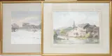 Each sign by Len Roope, watercolor, sold Apr 2025