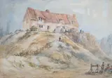 Lake Baintz and Cottages by George Barnard, 1828, watercolour, sold Apr 2025