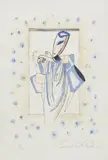 Colour print by Zandra Rhodes, print, sold Apr 2025
