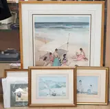 Colour print by William Russell Flint, print, sold Apr 2025