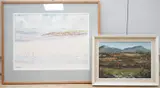 Golden Beach, Ireland by Berthold Dunne, watercolour, offered Apr 2025