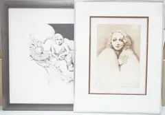 Comprising: Jean Harlow by Frank Martin, pencil, sold Apr 2025