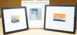 Comprising Reclining nude and Abstract studies by Phil Tyler, oil, sold Mar 2025