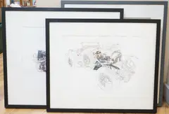 Brough Superior SS100 by Peter Hutton, watercolor, sold Mar 2025