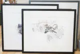 Brough Superior SS100 by Peter Hutton, watercolor, sold Mar 2025