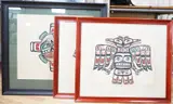 Aboriginal designs by Tony Hunt, print (other), sold Mar 2025