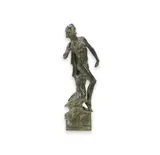 The Goose Girl by Gilbert Bayes, 1942, bronze, sold Mar 2025