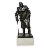 A cast bronze of Sir Winston Churchill by Ivor Roberts-Jones, bronze, sold Mar 2025